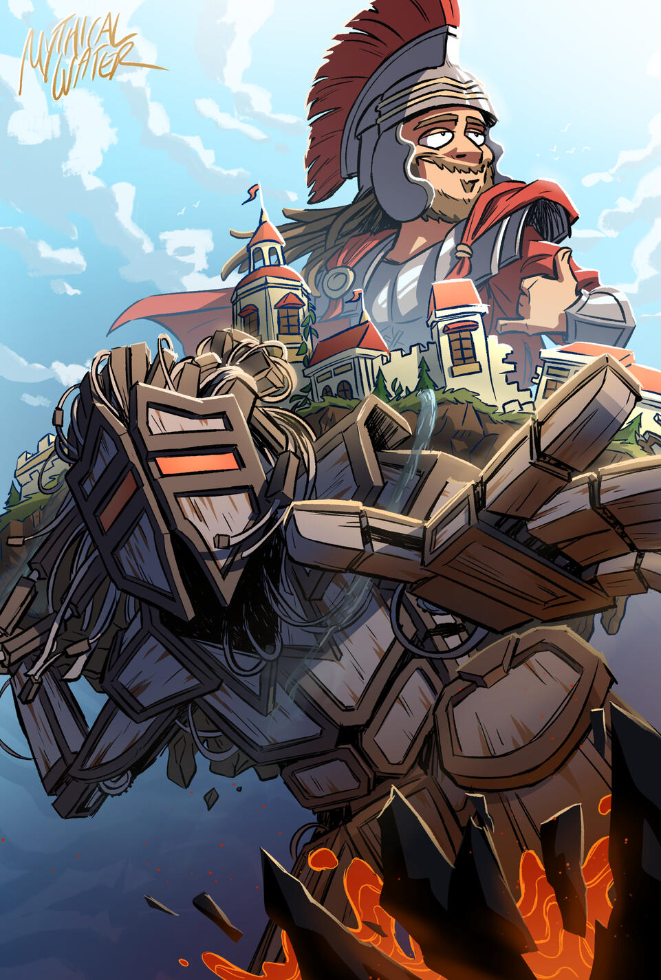 Scotty and Owen Lego Grandmasters