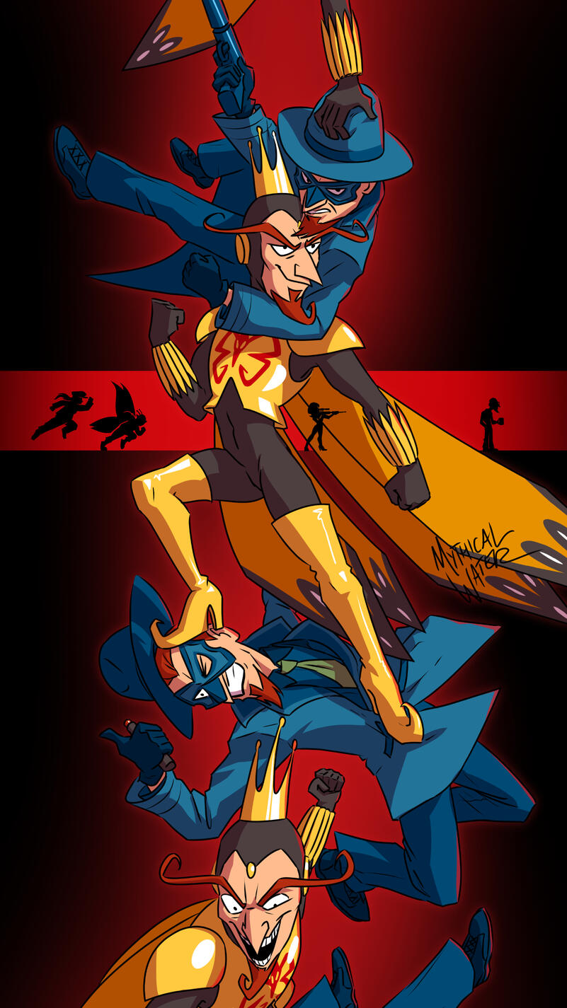 The Monarch vs Blue Morpho