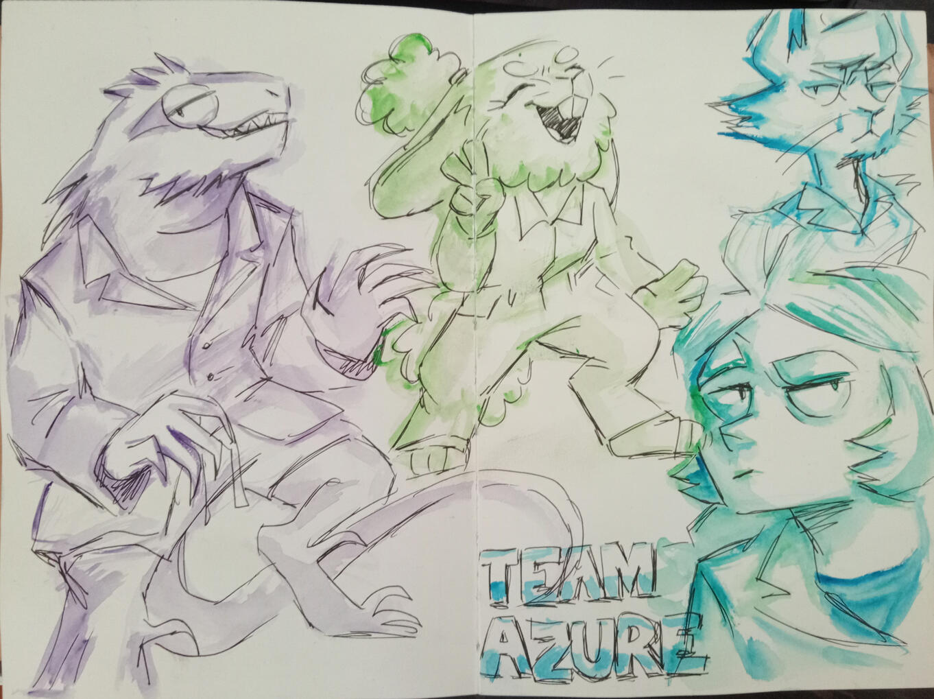 The first drawing of Ultramarine