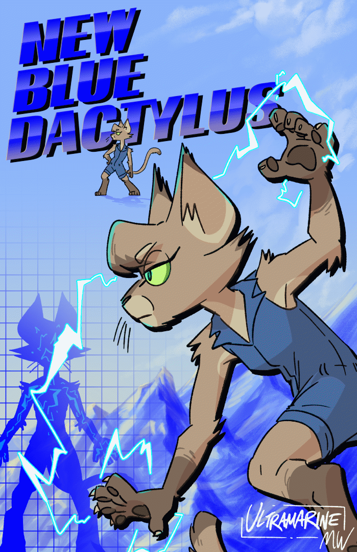 Ultramarine animated poster